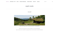 Desktop Screenshot of esprit-rando.fr
