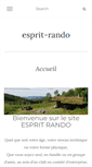 Mobile Screenshot of esprit-rando.fr