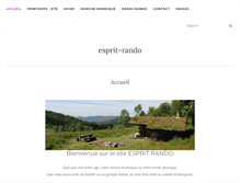 Tablet Screenshot of esprit-rando.fr